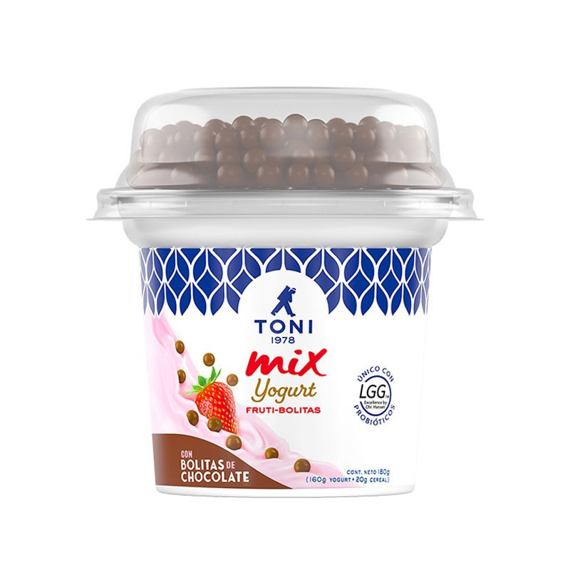YOGURT MIX TONI FRESA CON BOLITAS DE CHOCOLATE