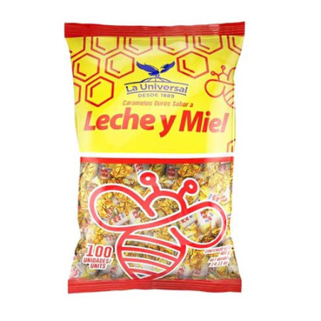 CARAMELOS LECHE Y MIEL LA UNIVERSAL