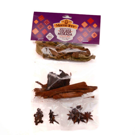 Especies para Colada Morada