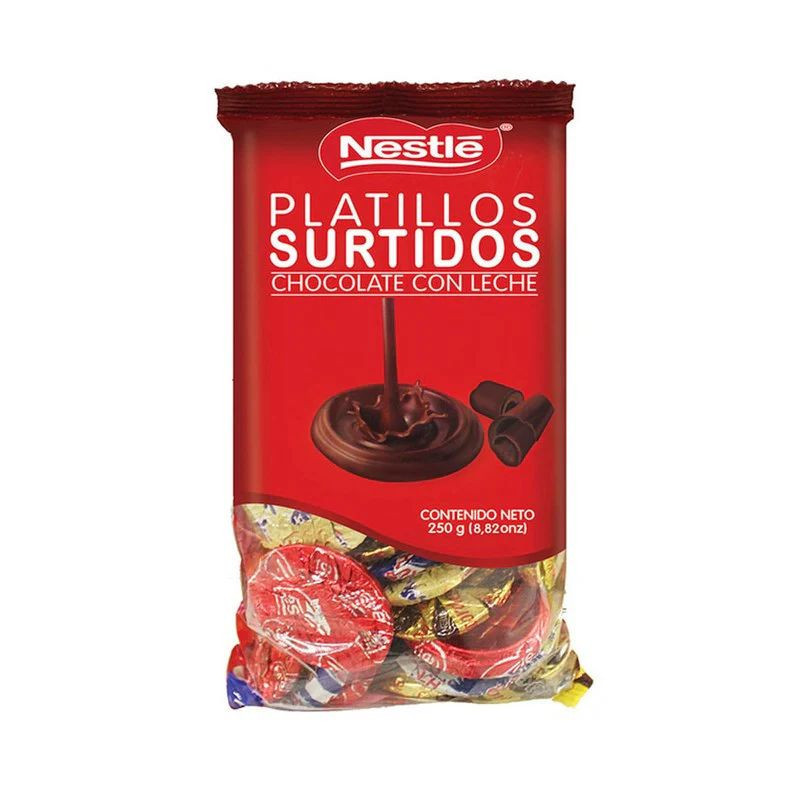 Platillos Surtidos Chocolate con Leche Nestle